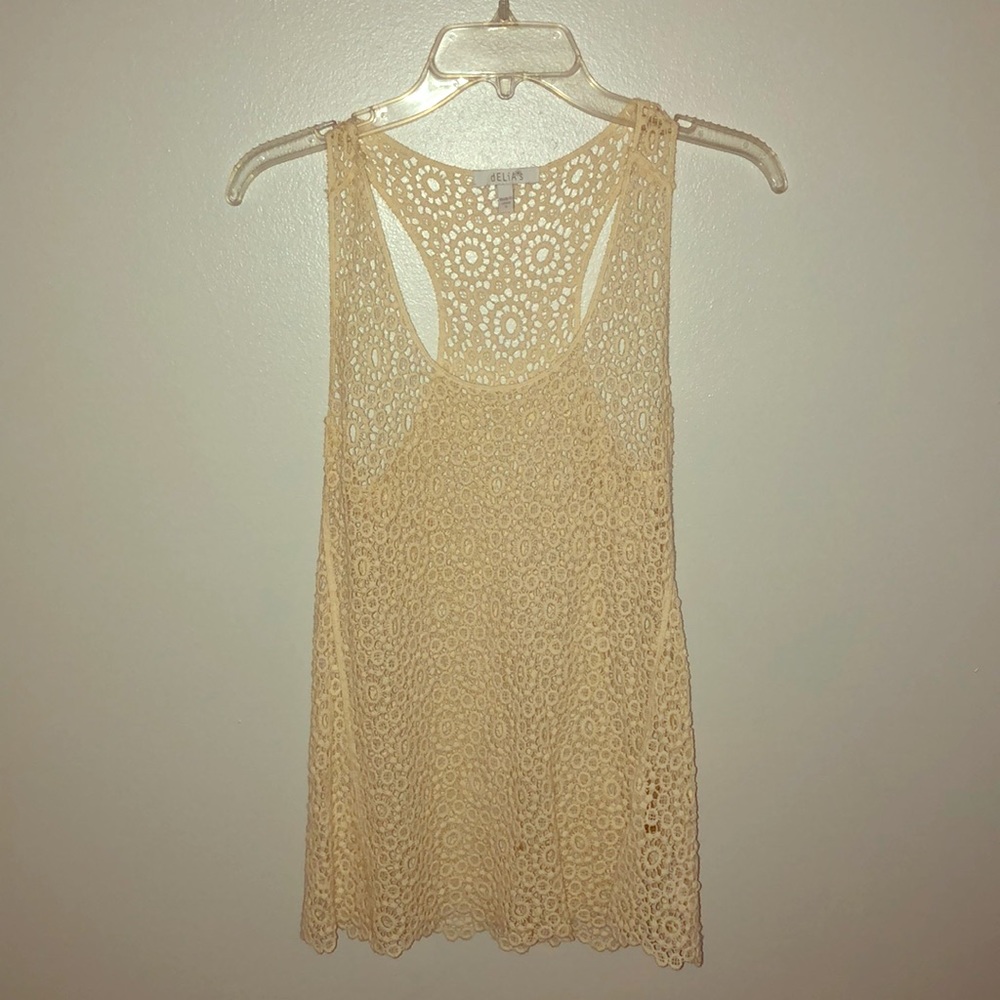 Delia’s lace tank top